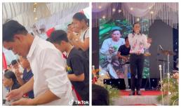 MXH lan truyền clip Hoài Linh biểu diễn cực sung tại đám cưới, khán giả đua nhau quay hình, nhiều nhất là các em nhỏ