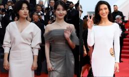 Thảm đỏ LHP Cannes 2022 ngày 10: 'Em gái quốc dân' IU xinh như nữ thần, Bella Hadid diện đầm khoét hông gợi cảm