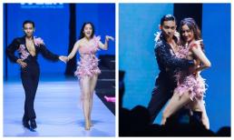 Khánh Thi - Phan Hiển tình ngất ngây, vừa catwalk vừa khiêu vũ lấn lướt Bình An - Phương Nga trên sàn catwalk