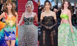 Thảm đỏ LHP Cannes 2022 ngày 11: Tallia Storm lộ nội y phản cảm, Frederique Bel U50 vẫn diện váy xuyên thấu 'thả rông' vòng một