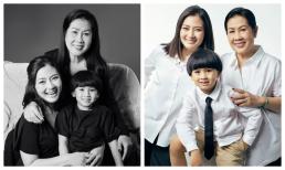 Ngọc Lan khoe khung ảnh gia đình với nụ cười hạnh phúc của 3 thế hệ, tiếc nuối điều duy nhất không thể làm cho quý tử