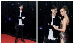 Anh Thư được quý tử 'chuẩn soái ca' hộ tống trên thảm đỏ, câu hỏi ngây thơ của con trai siêu mẫu khiến dân tình tan chảy