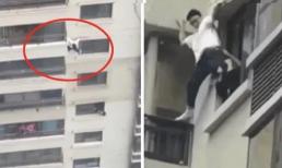 'Người nhện' tay không leo xuống tòa nhà chọc trời 37 tầng