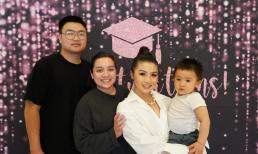 Con gái Phi Nhung để mặt mộc cùng chồng con đi dự tiệc nhà ca sĩ Trizzie Phương Trinh
