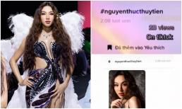 Hậu sự cố trên sàn catwalk, Thùy Tiên gây chú ý khi bất ngờ đạt được thành tích ấn tượng