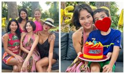 Thu Minh tự tay trang trí tiệc sinh nhật cho quý tử, dàn khách mời toàn mĩ nhân khoe vòng một ngồn ngộn chiếm spotlight