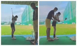 Công Vinh hiếm hoi khoe ảnh con gái cưng với chiều cao gây choáng, lại còn thừa hưởng đam mê thể thao y hệt bố