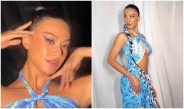 Kim Duyên sang chảnh trước thềm Hoa hậu Siêu quốc gia 2022, khoe khéo vòng một lấp ló khiến dân tình 'nhức mắt'