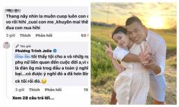  Lý Bình bị cư dân mạng mỉa mai 'muốn cướp luôn con của vợ', Phương Trinh Jolie mắng thẳng mặt cực gắt