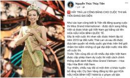 Cuộc thi Miss Grand bất ngờ bị 'đánh cắp' tên gọi, Thùy Tiên bức xúc lên tiếng đòi lại công bằng 