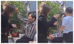 Đan Trường thân mật lau vết dơ trên mặt vợ cũ, khoảnh khắc cười đùa không khoảng cách đốn tim fan