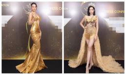 Biểu cảm siêu cưng của Hoa hậu Đỗ Thị Hà khi MC đọc nhầm Tiểu Vy thành đương kim Hoa hậu Việt Nam