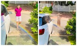 Thủy Tiên khoe loạt ảnh đời thương siêu nhí nhảnh sau giông bão, không quên chê chồng 'sến bất diệt'