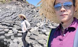 'Vua cá Koi' đăng ảnh cùng Hà Thanh Xuân đi du lịch Phú Yên, không quên 'nịnh khéo' bà xã 