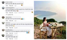 Ngọc Trinh phô vòng một căng phồng với cảnh biển siêu lãng mạn, dân tình lại mỉa: 'Đừng bán đất của người ta nữa nha'