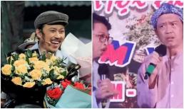 Đang say sưa diễn, Hứa Minh Đạt và Hoài Linh bất ngờ bị khán giả ném 'vật thể lạ' lên sân khấu