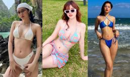 Hội gái xinh 'bung lụa' với ảnh bikini mới nhất: Vợ Anh Tuấn 'Phố trong làng' được khen 'đỉnh của chóp' 