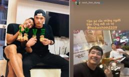 Hà Đức Chinh và thủ môn Bùi Tiến Dũng gặp mặt hậu trở thành 'chồng người ta', hé lộ nội dung câu chuyện khiến fan phì cười 