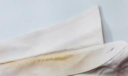 Mẹo giúp loại bỏ vết mồ hôi bám trên cổ áo cực hiệu quả, sạch thơm như mới