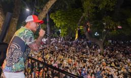 Tuấn Hưng mở show hát ngẫu hứng ở ban công nhà, thu hút lượng fan 'khủng'