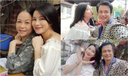 Chủ quán massage Mộng Mơ trong 'Thương ngày nắng về' xả kho hậu trường, cực thân thiết bên NS Thanh Quý - Bá Anh