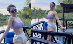 Lâu lắm mới thấy hot girl Trâm Anh tung ảnh bikini, body được khen 'nức nở' 