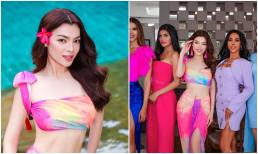 Trân Đài xuất hiện nổi bần bật giữa dàn thí sinh Miss International Queen, còn giật hết spotlight dù chiều cao khá lép vế