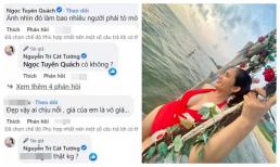 Cát Tường khoe vòng một bỏng mắt với bikini ở tuổi 44, phản ứng bất ngờ khi được 'ngã giá' 4.000 USD