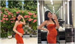 Bất chấp bụng bầu vượt mặt, Karen Nguyễn vẫn thừa tự tin diện đồ ôm sát cơ thể sau đám cưới