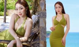 Bà xã Chi Bảo tự tin lên đồ ôm sát cơ thể hậu sinh nở, liên tục tạo dáng o ép vòng một 'ngồn ngộn'