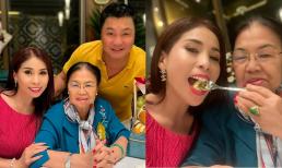 Lý Hùng và em gái Lý Hương mừng sinh nhật mẹ ruột, khung ảnh gia đình 3 thế hệ gây choáng ngợp vì nhan sắc quá xịn xò