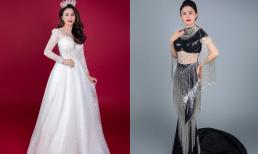 Hoa hậu Lý Kim Ngân đài các và quyến rũ trong gam màu huyền thoại