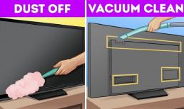 Hướng dẫn cách vệ sinh, lau tivi đơn giản, chuẩn xác nhất