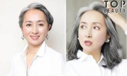 Phụ nữ trên 60 tuổi có quá nhiều tóc bạc, họ có thể nhuộm màu gì để che đi? Kiểu tóc nào để giảm bớt tuổi tác mà không cần nhuộm?