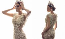 Hoa hậu Khánh Vân tung bộ ảnh kiêu sa với vương miện trước ngày mãn nhiệm, nói thêm về ý nghĩa của những viên ngọc trai 