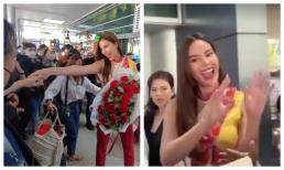 Miss Universe 2018 - Catriona Gray đẹp rạng rỡ dù không ăn diện cầu kì, bị fan 'bao vây' ở sân bay vẫn cực thân thiện