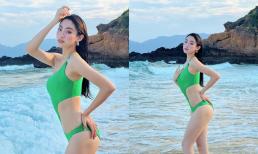 Lương Thuỳ Linh lại đốt mắt fans sắc đẹp với pha diện bikini một mảnh siêu nóng bỏng, hình ảnh gái ngoan năm nào nay đã biến mất