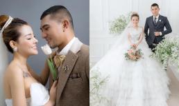 Ngắm trọn bộ ảnh cưới ngọt ngào của Ngân 98 và Lương Bằng Quang: Cô dâu hiếm hoi kín đáo, chú rể lại bảnh bao hết cỡ