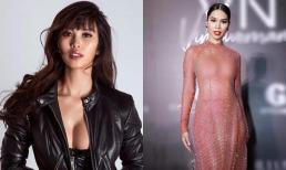 Siêu mẫu Hà Anh nhận chỉ trích vì diện trang phục phản cảm, còn ẩu đến mức lộ cả miếng dán ngực cực rõ 