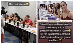 Dàn giám khảo xinh như mộng bỗng 'gục ngã' sau vòng phỏng vấn kín tại Hoa hậu Hoàn vũ Việt Nam 2022