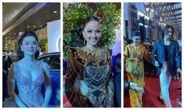 Thảm đỏ Chung kết Hoa hậu Hoàn vũ Việt Nam 2022: H'Hen Niê kín đáo vẫn đẹp tựa nữ thần, Lâm Khánh Chi phô bày vòng một 'nhức mắt'