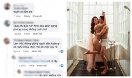 Phương Trinh Jolie diện vỏn vẻn nội y áp ngực vào chồng, dân mạng xốn mắt: 'Làm riết không giống người đàng hoàng'