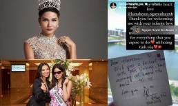 Đương kim Miss Universe 2021 gây hoang mang với pha nhầm lẫn cực hài: Nhận thư tay từ H'Hen Niê nhưng lại đăng đàn cảm ơn Kim Duyên cực tình cảm
