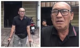 Duy Phương bị nứt xương đầu gối phải chống nạng vì tai nạn giao thông, hành động của con trai khiến ai cũng ấm lòng