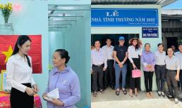 Mặc lùm xùm từ thiện, Thuỷ Tiên vẫn tiếp tục hành trình làm điều ý nghĩa khi xây dựng nhà tình thương cho người khó khăn