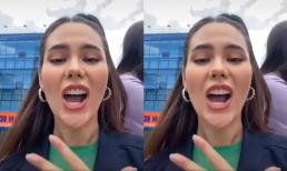 Tập nói tiếng Việt, Miss Universe 2018 Catriona Gray 'đốn tim' fan với loạt hành động cưng xỉu