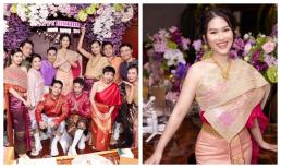 Ngọc Thanh Tâm rủ cả hội bạn thân đình đám diện trang phục truyền thống của Thái Lan 'quẫy bung nóc' trong sinh nhật