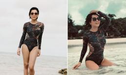 MC Kỳ Duyên khoe đường cong gợi cảm khi diện bikini ở độ tuổi U60, gửi lời cảm ơn 'người ấy'