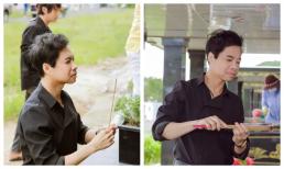 Ngọc Sơn quỳ gối trước phần mộ của mẹ ruột trong ngày giỗ đầu, quyết tâm làm điều này cho đấng sinh thành