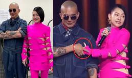 Từ Hy Đệ gây tranh cãi khi diện bộ đồ 'cắt trên xẻ dưới' táo bạo để lên sân khấu chung với anh rể DJ Koo